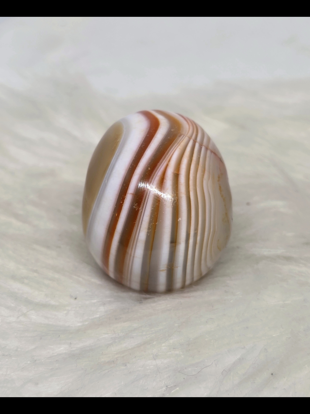 💀 Madagascar Banded Carnelian Skull | Premium Crystal Skull | Collector Alter - Picture 4 of 8